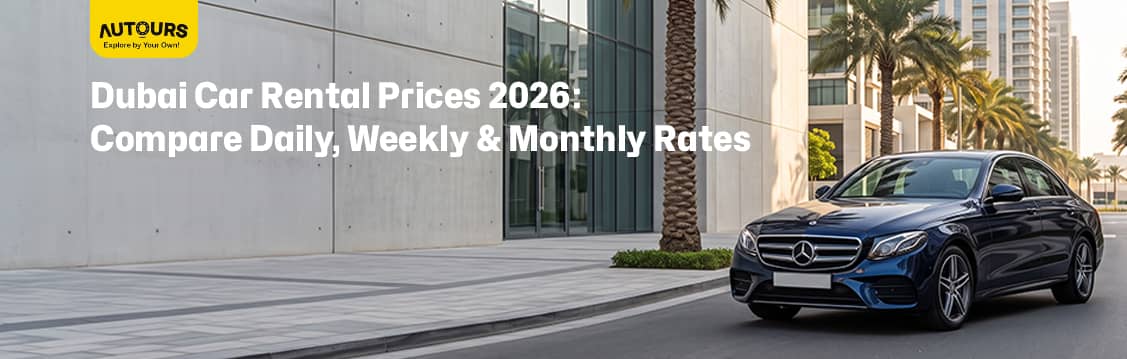 See real Dubai car rental prices for 2026 — compare daily, weekly, and monthly rates across 15+ trusted companies before you book.