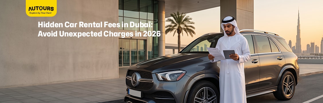 Hidden car rental fees in Dubai including Salik toll charges, fuel policy costs, security deposits, and airport surcharges explained for 2026 renters