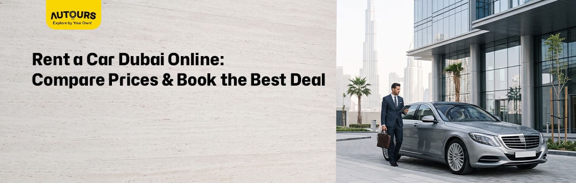 Rent a Car in Dubai 2026 – Affordable Rental Cars with Dubai Skyline View