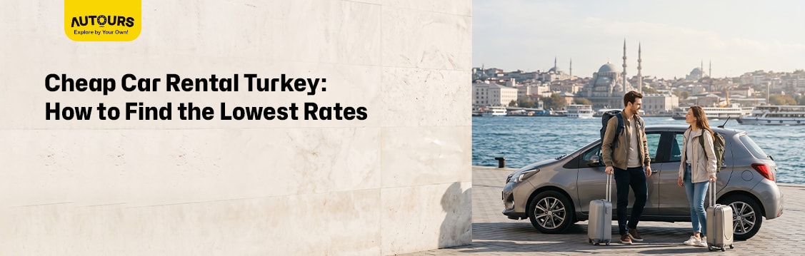 Cheap car rental Turkey made easy — real 2026 prices by season, the booking mistakes that inflate your rate, and how to lock in the lowest price.