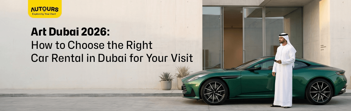luxury car rental Dubai for art exhibition visitors